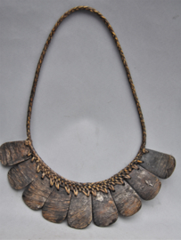 Tribale halsketting, priesterboord, PALANPAGANG, Ifugao, Filipijnen