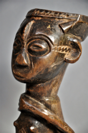 Older statue of a chief, NDENGESE, DR Congo, ca 1950