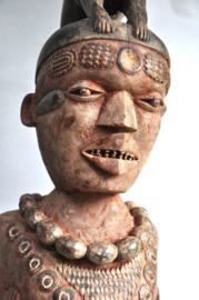 Indrukwekkend groot KUYU beeld - Congo-Brazzaville - 1960-70