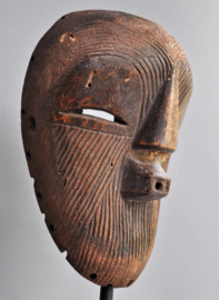 TOP! Kikashi initiatie masker, Oostelijke Luba, DR Congo, ca 1900