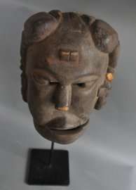 Older cap cap "talking" mask of the IBO, Nigeria, ca 1970