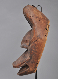 Older decorative zoomorphic mask of the DAN, Liberia, 1960-70