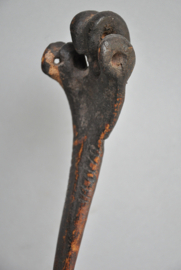 TOP!! Bone dagger of the cassowary bird, Asmat, PNG, ca 1800!!