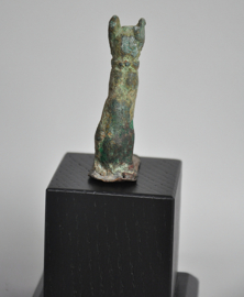 BASTET, bronzen beeldje, Egypte, 4e-6e eeuw n Chr