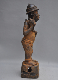 Bronzen Benin strijder, regio Benin City, Nigeria, 21e eeuw