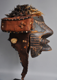 TOP! KUBA MPOOM masker, DR Congo, 1930-50