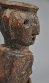 Ancient, intensively used AZANDE statue, D.R. Congo, 1920-40