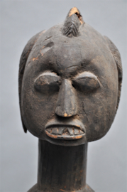 Extremely rare tribal FULANI head mask, YORUBA, Nigeria, 1900-1910