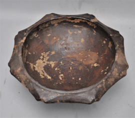 Large old tribally used wooden bowl, IFUGAO, Luzon, 1st half 20th century