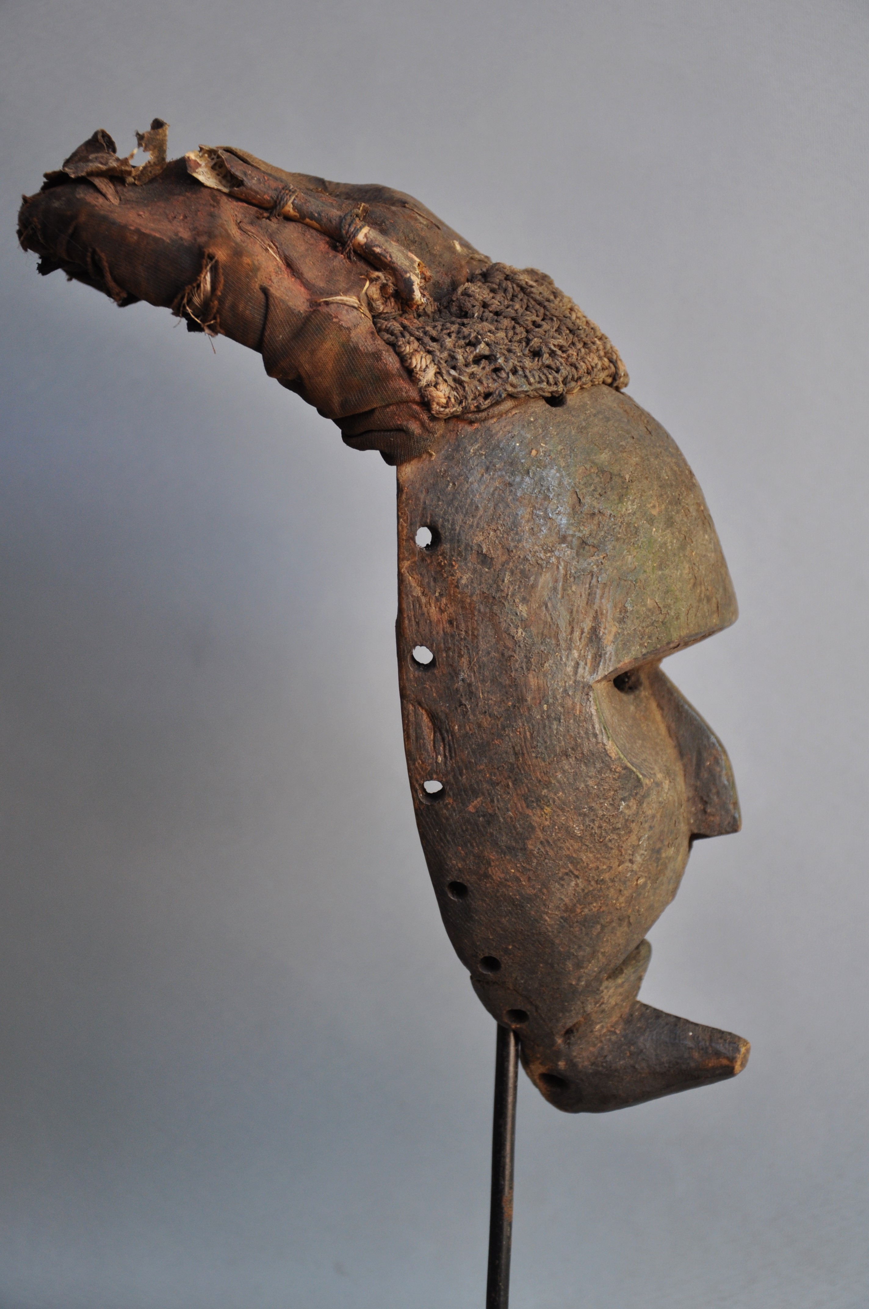Katoyo colon masker, Chokwe, DR Congo, 1960-70