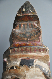 Zeldzaam Antiek Kolam-masker – Sri Lanka – ca. 1900-1920