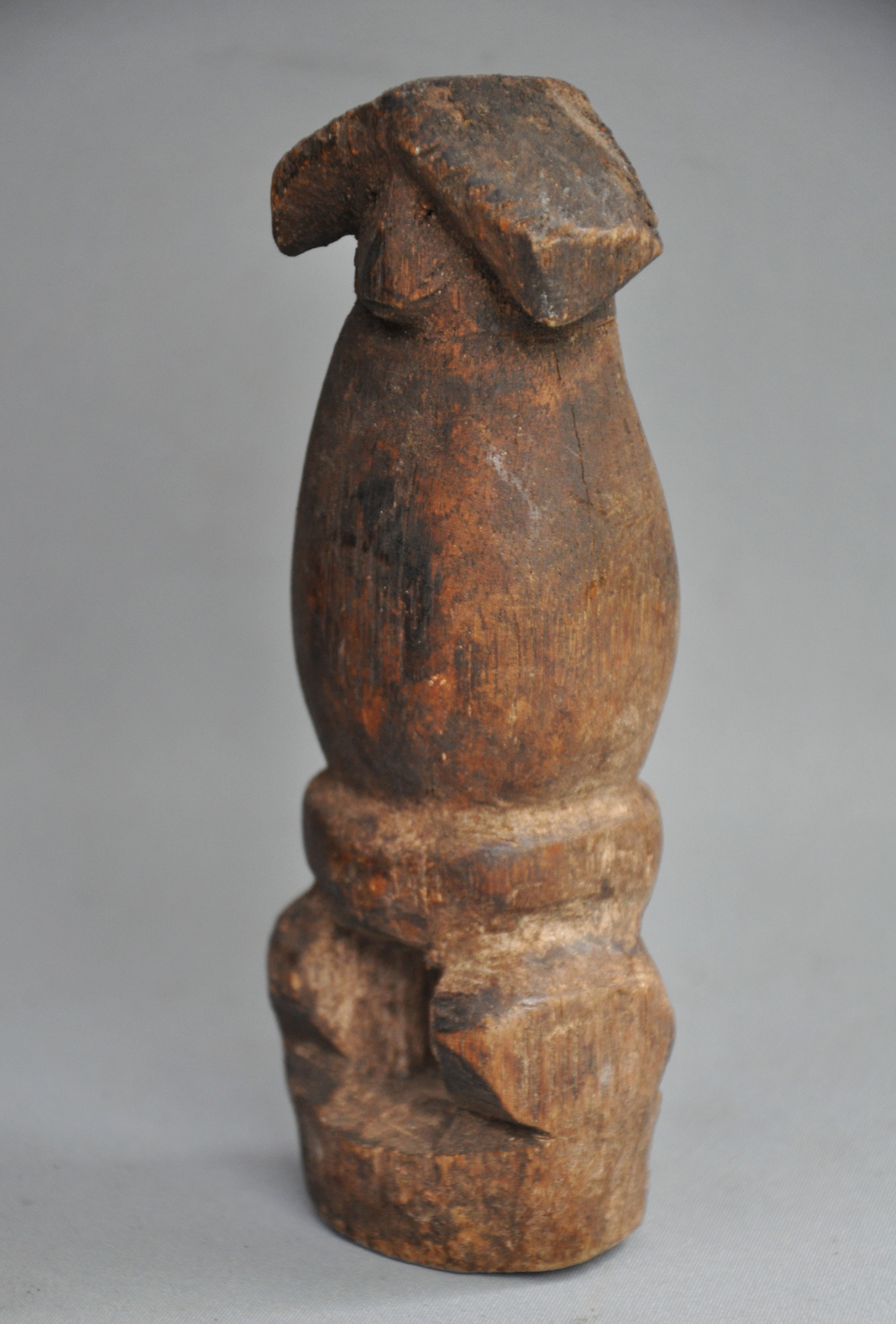 Authentiek Losso Houten Beeldje uit Togo – Afrikaanse Tribale Kunst, ca 1950
