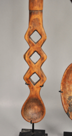 TOP! Lot of three tribal spoons from Ethiopia, early 20th century