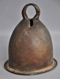 Heavy old bronze bell of the BAMBARA, Mali, 1st half of the 20th century