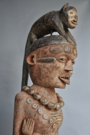 Indrukwekkend groot KUYU beeld - Congo-Brazzaville - 1960-70