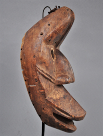 Older decorative zoomorphic mask of the DAN, Liberia, 1960-70