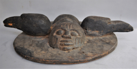 Oud tribaal maskerade masker, YORUBA, Nigeria, 1950-60