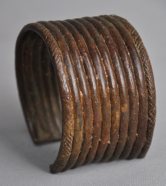 Oude bronzen armband, DR Congo, 2e helft 19e eeuw
