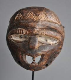 Rare and special!! Very old passport mask Bakongo/Vili, DR Congo, early 20th century