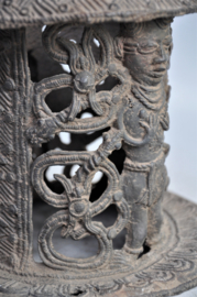 Old authentic bronze hand altar, IBO, Nigeria, ca 1960