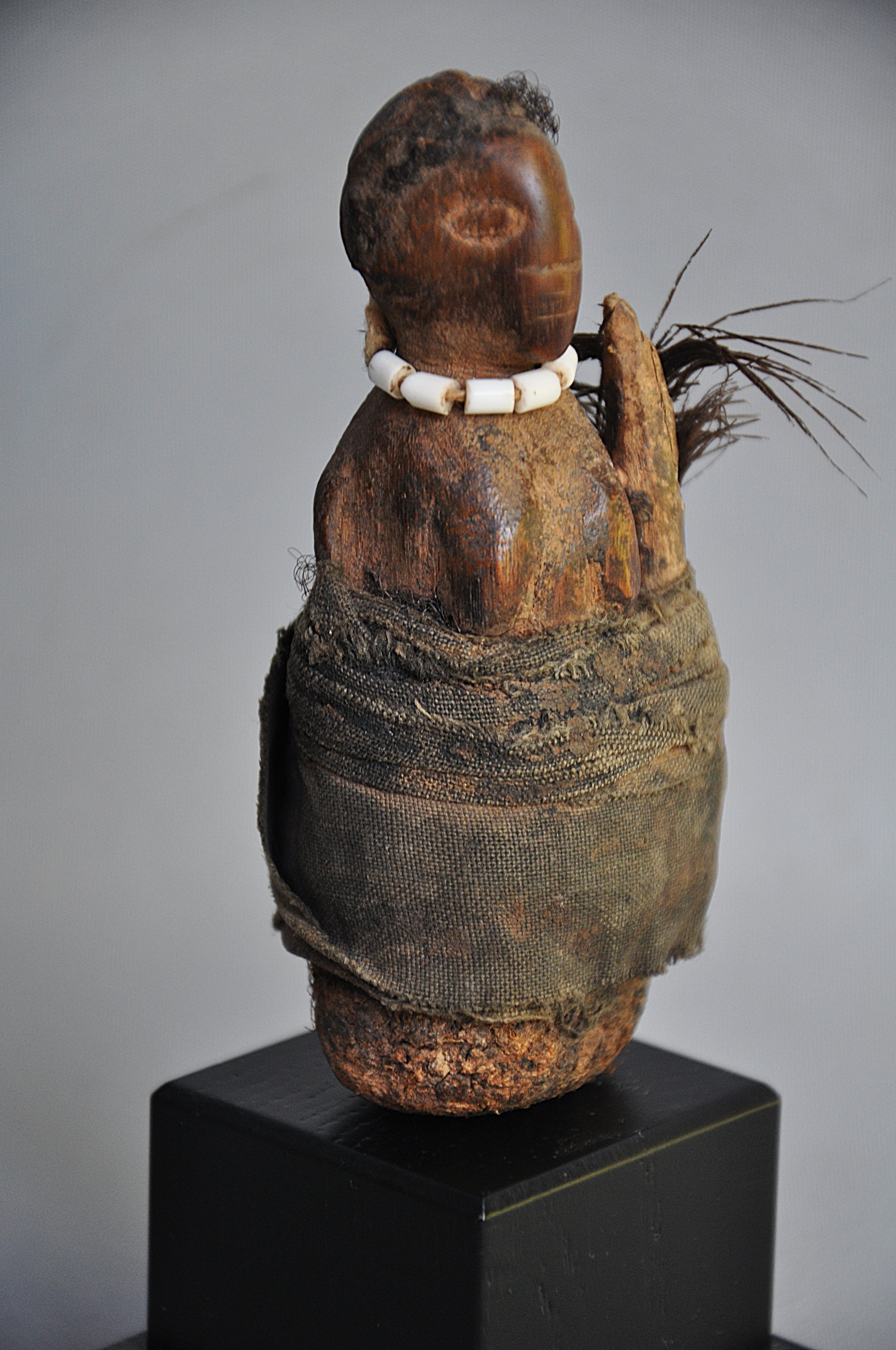 Oud authentiek fetish beeldje, KUSU, DR Congo, 1920-1940