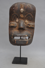 Very old, intensively used dance mask, KRAN, Liberia, approx. 1930