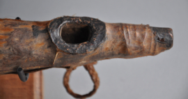 Rare!! Hunting horn/communication horn of the MBUTI/ITURI, DR Congo, early 20th century