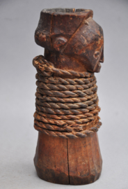 Very old tribally used altar statue of SUKU, DR Congo, 1920-30
