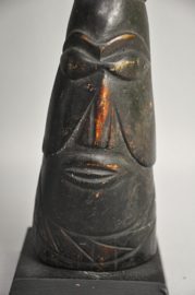 Beautifully carved animal horn, YORUBA, Nigeria, 1960-70