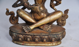 Verfijnde middelgrote bronzen TARA, Nepal, laat 20e eeuw
