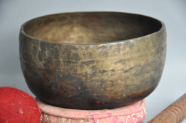 TOP! Oude Tibetaanse klankschaal, 7 metalen, Nepal, ca 1950