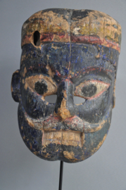 GREAT! Very old tribal Rajbhansi mask, Nepal, 1900-1920 (or older)