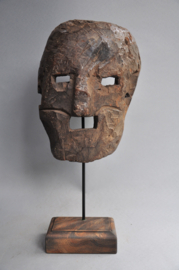 Museum stuk! Zéér oud jhakri/shamaan masker, Nepal, laat 19e, begin 20e eeuw