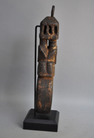 GREAT! Very old ghurra, churning stick, Nepal, ca 1900