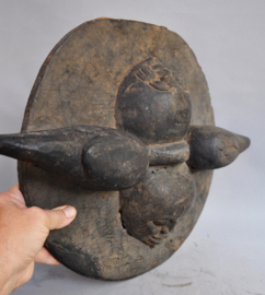 Oud tribaal maskerade masker, YORUBA, Nigeria, 1950-60