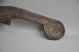Very old carved yak butter spoon, Nepal, early 20th century