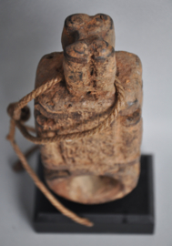 TOP! Very old ghurra, churnstick holder, Nepal, 1850-1900!!