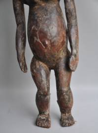 Ekoi/Ejagham Beeld met Antilopenleer - Mystieke Schoonheid uit de Cross River Regio