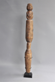 Old used tribal pestle, BACONGO, DR Congo, mid 20th century