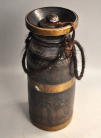 Large wooden storage pot, Nepal, 2nd half of the 20th century