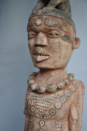 Indrukwekkend groot KUYU beeld - Congo-Brazzaville - 1960-70