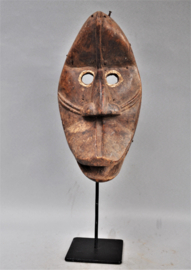 Older decorative zoomorphic mask of the DAN, Liberia, 1960-70