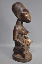 Old wooden PHEMBA statue of the YOMBE, DR Congo, 1960-70