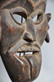 Expressive festival mask, West Nepal, 1970-80
