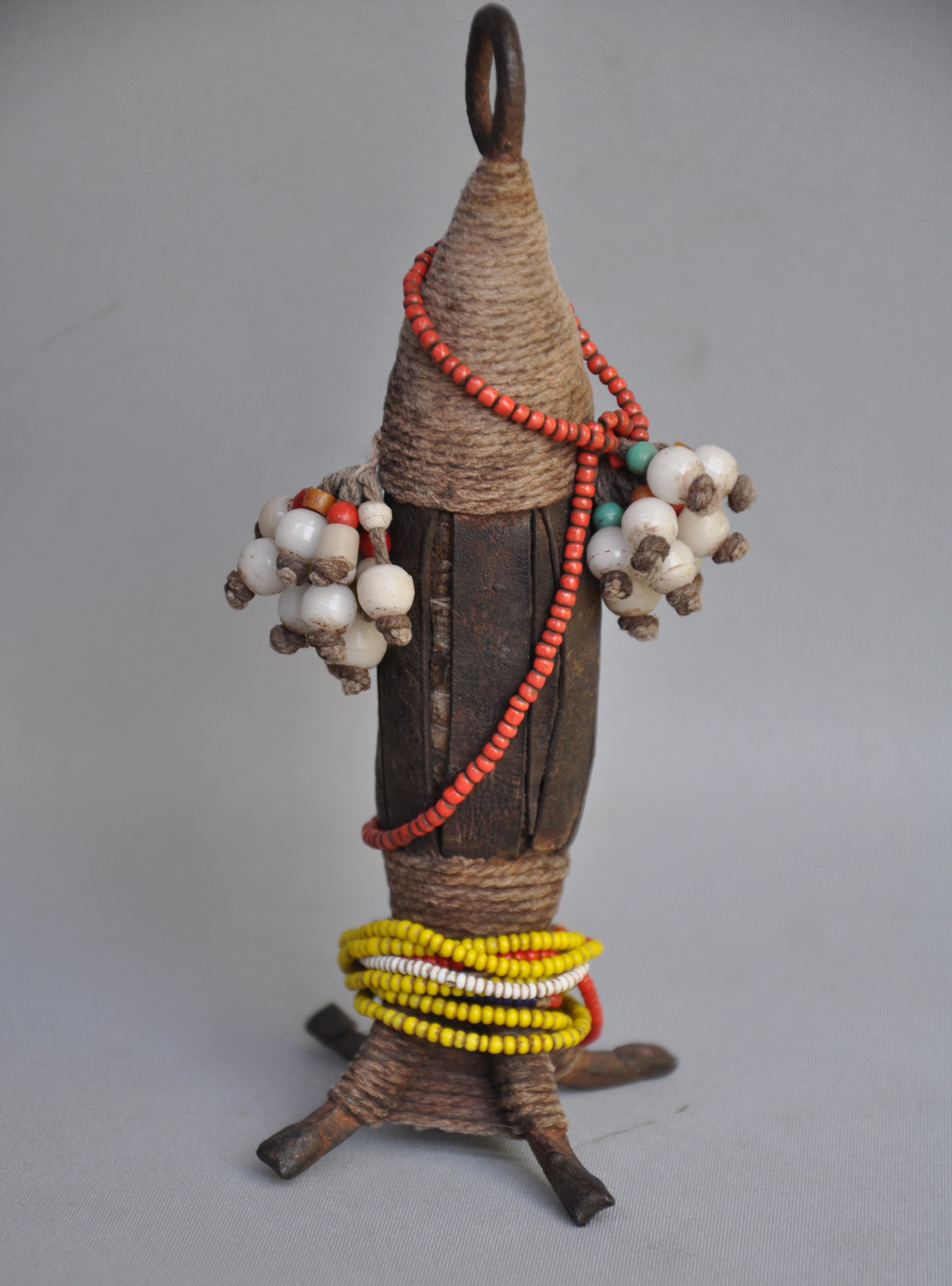 Zeldzaam! Vruchtbaarheidsamulet vd Kirdi, Kameroen, 1950-60