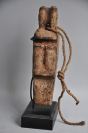 TOP! Very old ghurra, churnstick holder, Nepal, 1850-1900!!