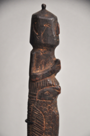 Old jhakri/shaman ritual dagger, phurba, Nepal, ca 1920-40