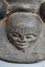 Oud tribaal maskerade masker, YORUBA, Nigeria, 1950-60