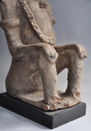 Rare! Terra cotta BOBO king's statue, Burkina Faso, mid-20th century