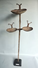 Dogon oil lamp from Mali, early 20th century - hand-forged ritual object